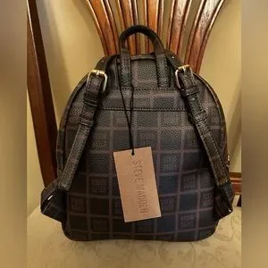 Steve Madden BNuri Backpack in Brown STEVE MADDEN Brown Checkered Bnuri Backpack | Mercari main image 4